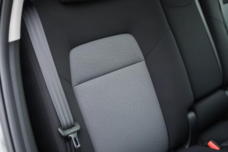 Clean fabric rear car seat after specialist pet hair removal